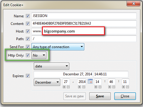 Session Cookie HttpOnly flag. Session Cookie HttpOnly flag.