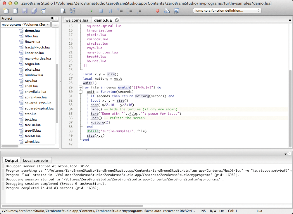 Users can pay as much as they like for the ZeroBrane IDE. Users can pay as much as they like for the ZeroBrane IDE.