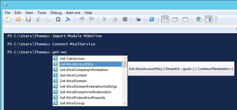 PowerShell displays help when you enter commands. PowerShell displays help when you enter commands.