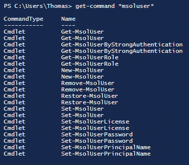 PowerShell has a number of commands for managing users in Office 365. PowerShell has a number of commands for managing users in Office 365.