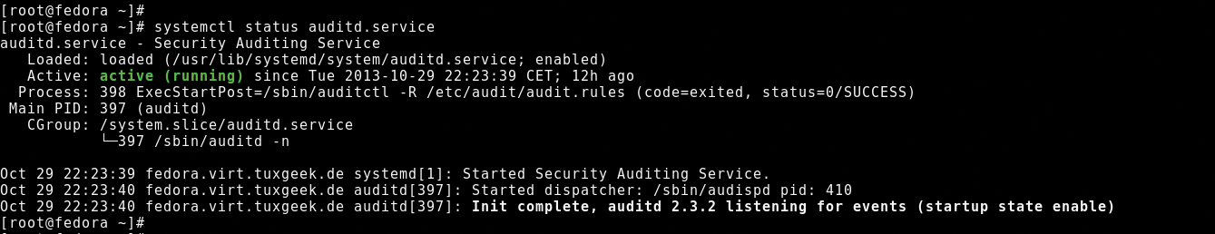 The systemctl tool shows the current log messages for a service when the service's status is queried. The systemctl tool shows the current log messages for a service when the service's status is queried.