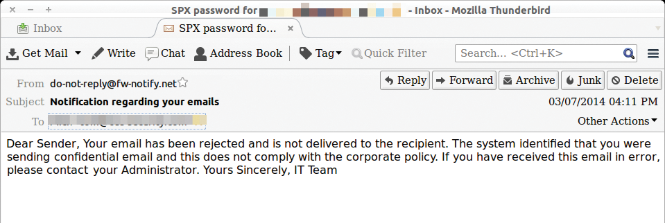 The firewall automatically activates SPX for data leakage prevention. The firewall automatically activates SPX for data leakage prevention.