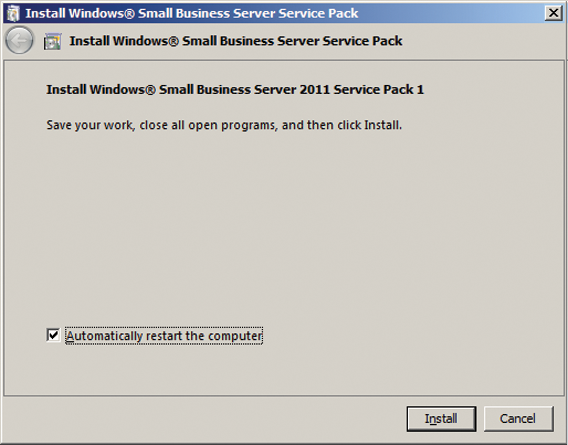 Service Pack 1 for Windows Server 2008 R2 hardens your Small Business Server and increases its performance. Service Pack 1 for Windows Server 2008 R2 hardens your Small Business Server and increases its performance.