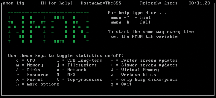 TheSSS comes with monitoring tools such as Nmon, which provides an overview of network traffic. TheSSS comes with monitoring tools such as Nmon, which provides an overview of network traffic.