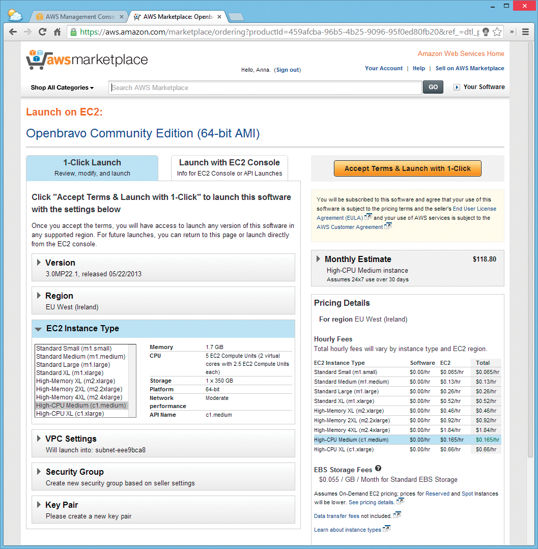 Starting the official AMIs with Openbravo Community Edition. Starting the official AMIs with Openbravo Community Edition.