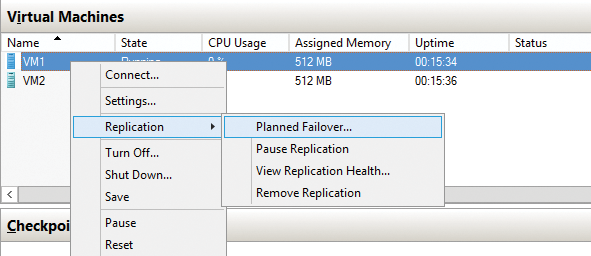 Virtual servers can be replicated between Hyper-V hosts, including the disks. Virtual servers can be replicated between Hyper-V hosts, including the disks.