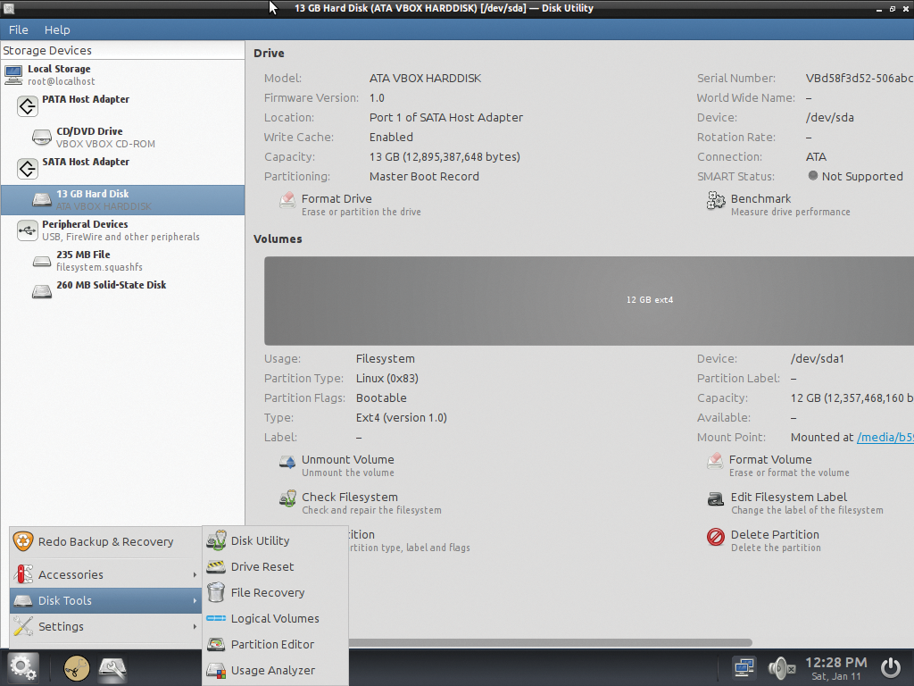 The Redo Backup live CD includes essential tools for disk and partition management and a data recovery program. The Redo Backup live CD includes essential tools for disk and partition management and a data recovery program.