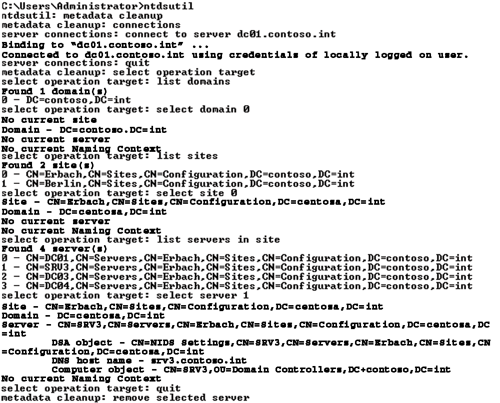 If a domain controller is not working, remove it from the domain and reinstall it. This approach is usually faster than a restore. If a domain controller is not working, remove it from the domain and reinstall it. This approach is usually faster than a restore.