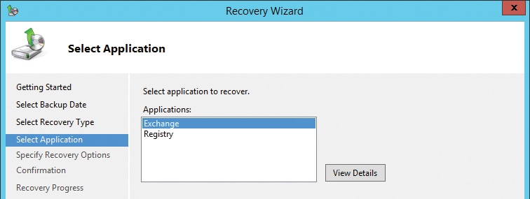 Windows Server Backup lets you restore your Exchange databases. Windows Server Backup lets you restore your Exchange databases.