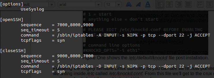The default configuration within the main config file. The default configuration within the main config file.