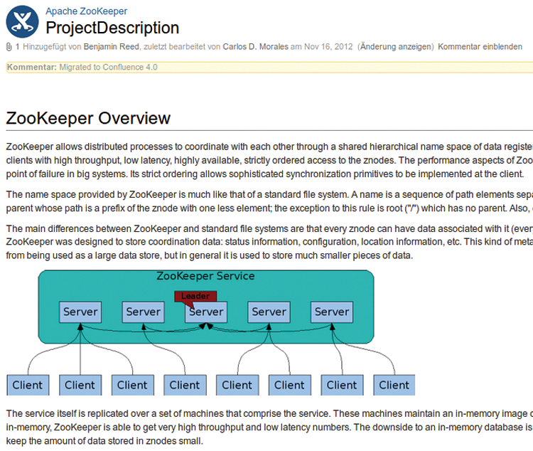 ZooKeeper takes care of communication between nodes in a cluster. ZooKeeper takes care of communication between nodes in a cluster.