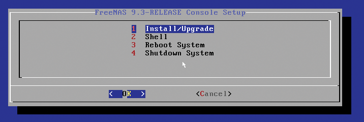 Text-based menu. Text-based menu.