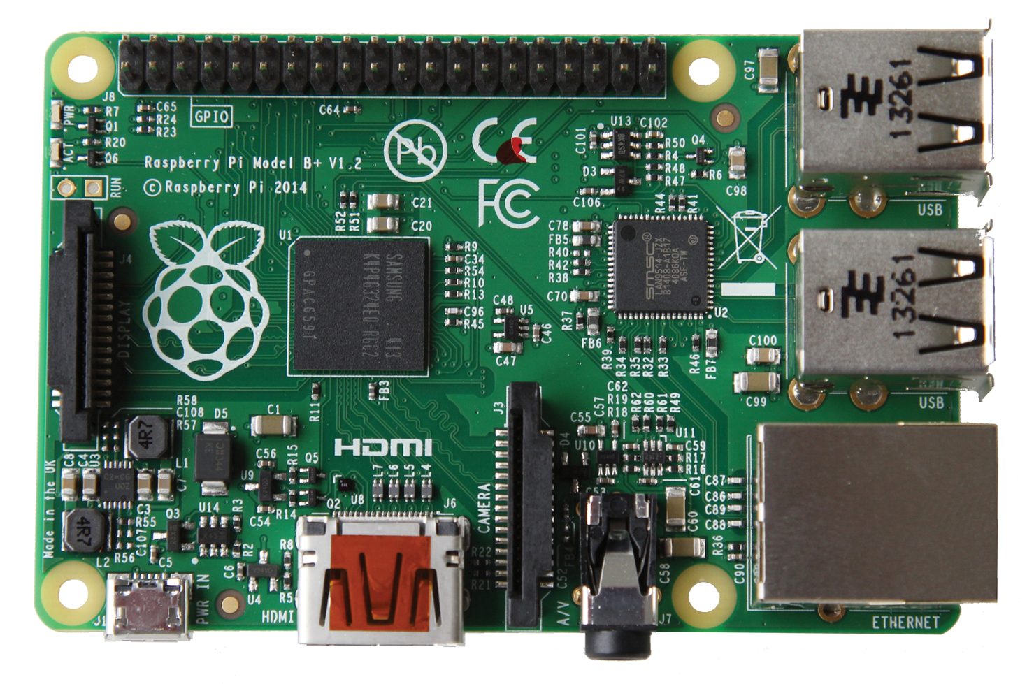 Raspberry Pi Model B+. Raspberry Pi Model B+.