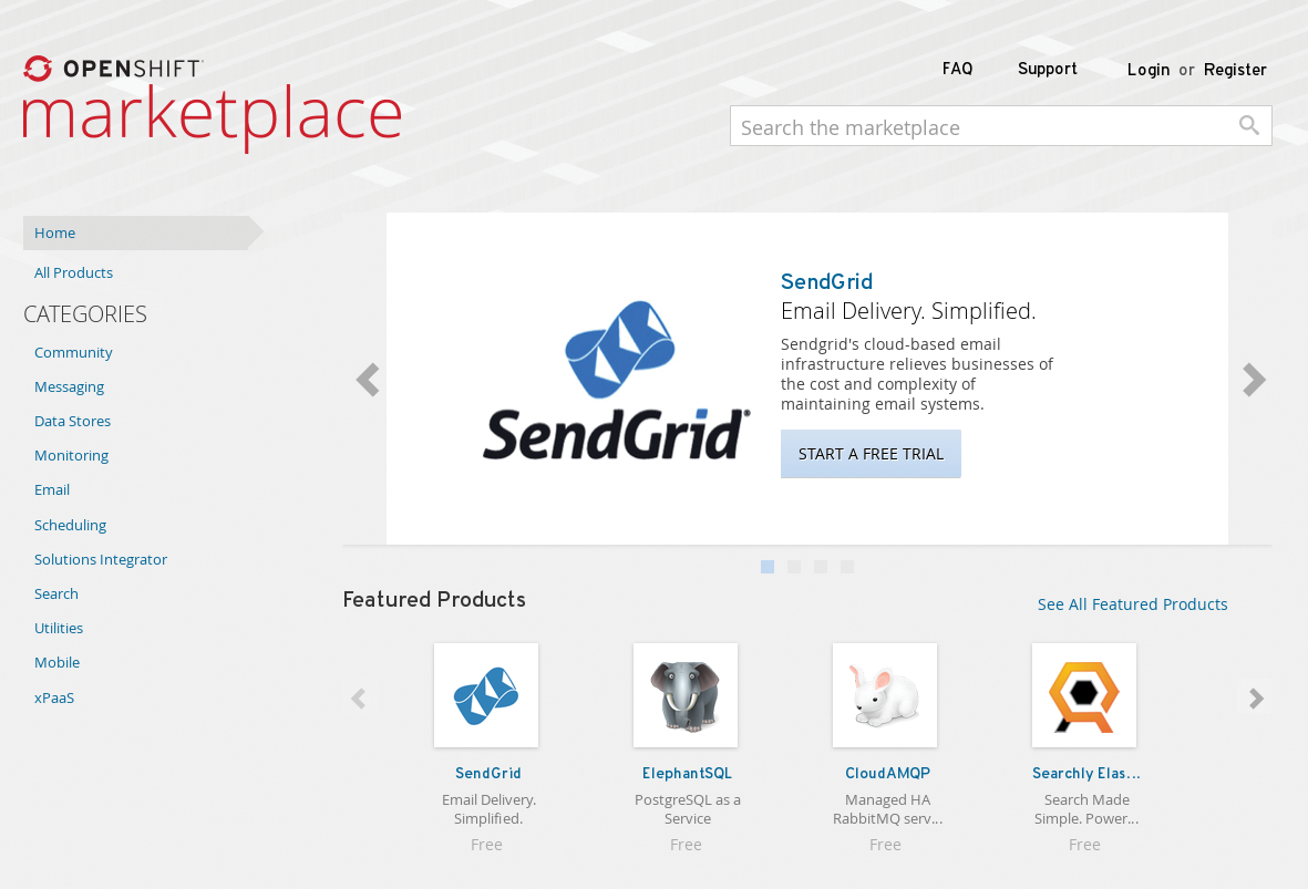 In the OpenShift Marketplace, you'll find an increasing number of containers. In the OpenShift Marketplace, you'll find an increasing number of containers.