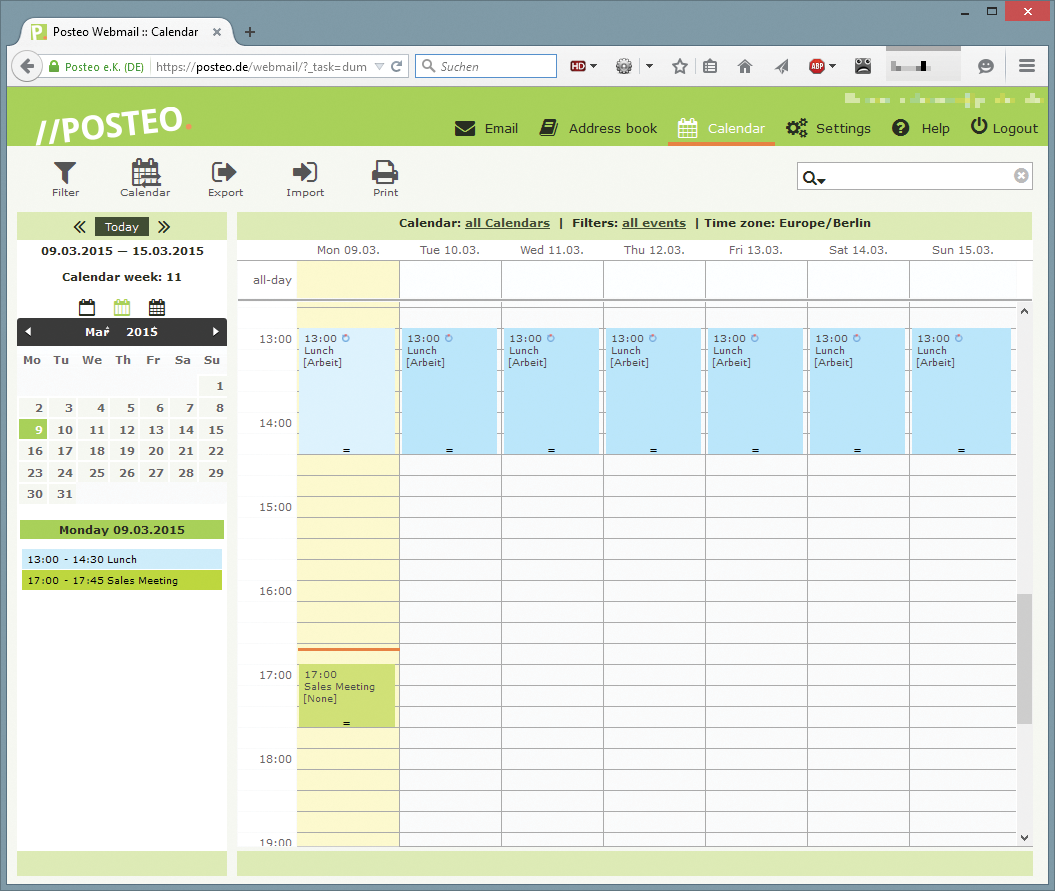 You can synchronize dates and addresses between your computers and mobile devices with Posteo using CardDAV and CalDAV. You can synchronize dates and addresses between your computers and mobile devices with Posteo using CardDAV and CalDAV.