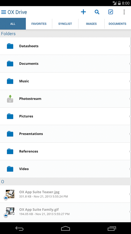 With Drive, Mailbox.org assumes the role of Google Drive or Dropbox. Open-Xchange apps, such as OX Drive here, are also available for mobile operating systems. With Drive, Mailbox.org assumes the role of Google Drive or Dropbox. Open-Xchange apps, such as OX Drive here, are also available for mobile operating systems.