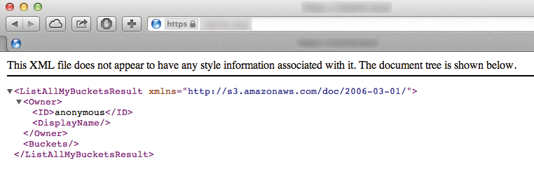 The proof: The Ceph Object Gateway lifts its head when a URL is called, indicating that no buckets are stored for the anonymous user. The proof: The Ceph Object Gateway lifts its head when a URL is called, indicating that no buckets are stored for the anonymous user.
