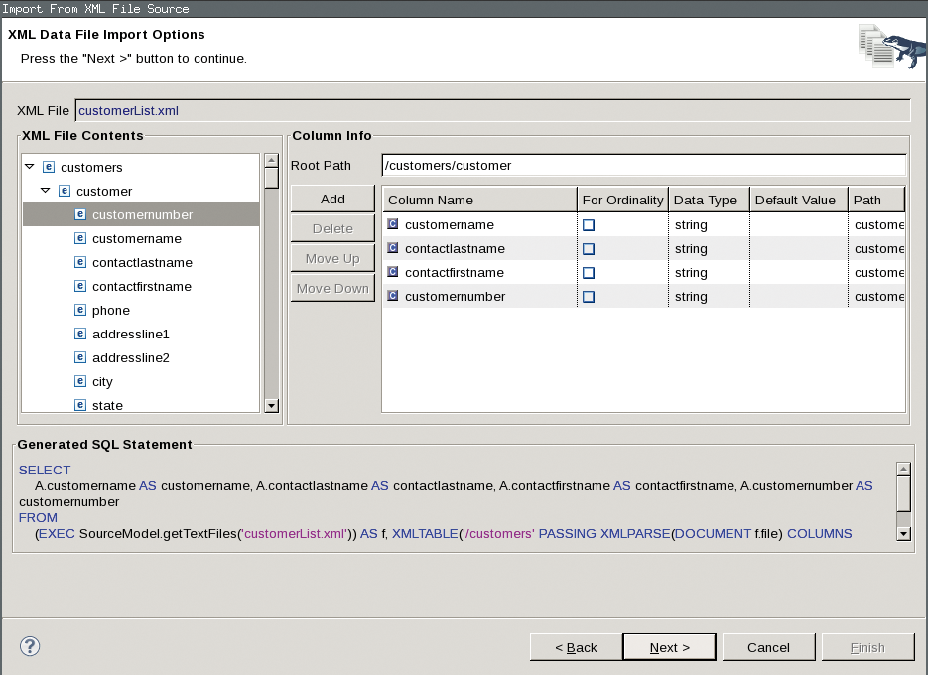 Various data sources can be connected using Teiid Designer. Various data sources can be connected using Teiid Designer.