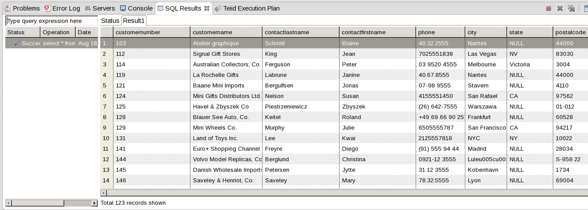 The new view of the XML file works, and the data is now available in SQL tables. The new view of the XML file works, and the data is now available in SQL tables.
