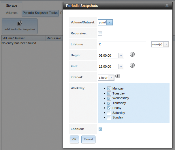 Scheduling snapshots. Scheduling snapshots.