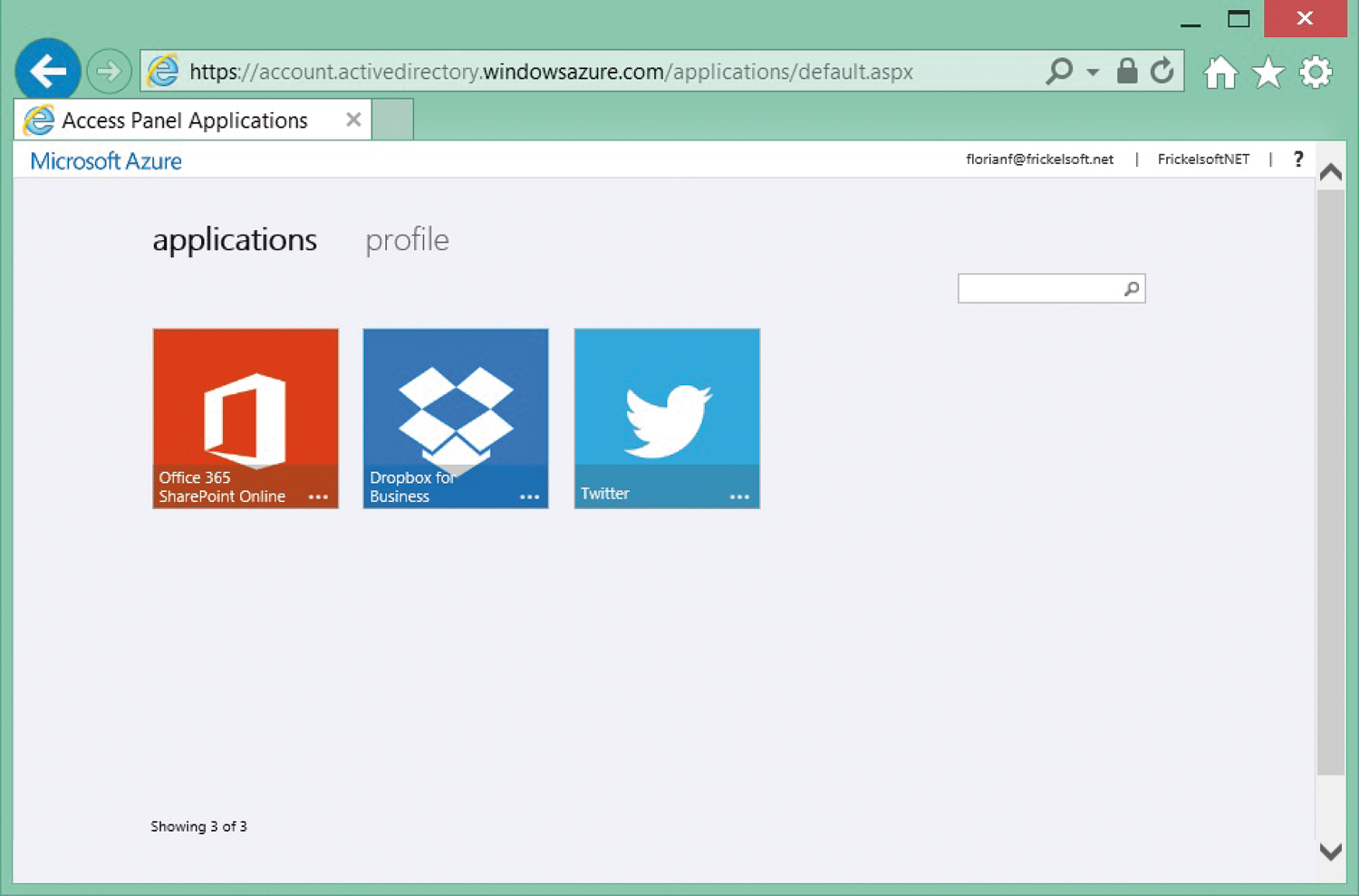 The MyApps portal shows an overview of the applications assigned to the user and provides transparent log ins at the press of a button. The MyApps portal shows an overview of the applications assigned to the user and provides transparent log ins at the press of a button.