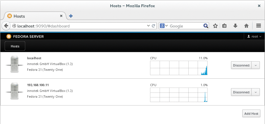 Although Cockpit 0.27 presents the registered hosts directly on the home page … Although Cockpit 0.27 presents the registered hosts directly on the home page …