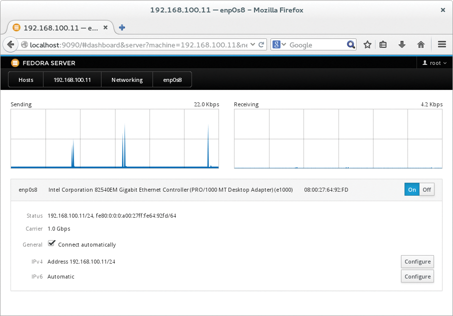 You can set up the DNS server and routing using the Configure button (here in Cockpit 0.27). You can set up the DNS server and routing using the Configure button (here in Cockpit 0.27).
