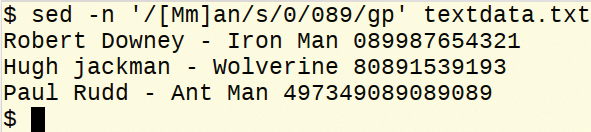 Limiting the search and replace to selected lines. Limiting the search and replace to selected lines.