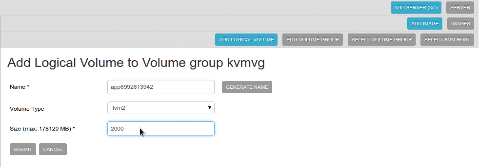 Logical volume management can be handled in openQRM. Logical volume management can be handled in openQRM.