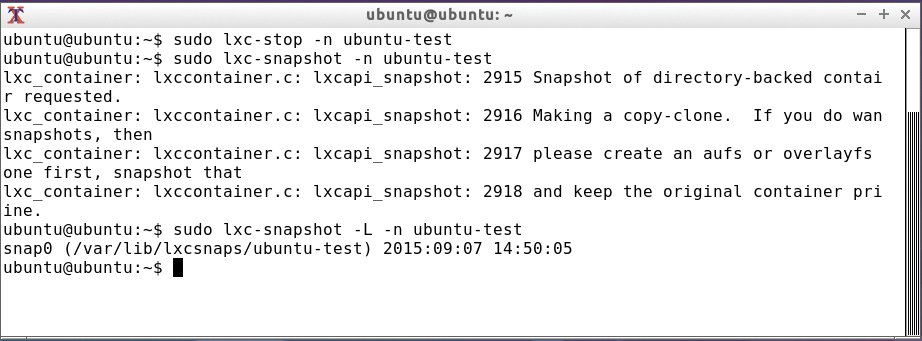 Space-saving snapshots can be produced using OverlayFS. Space-saving snapshots can be produced using OverlayFS.