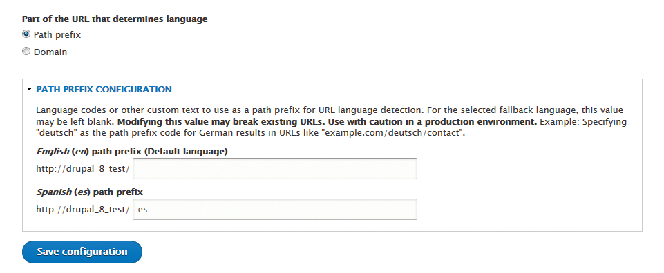 Language detection URL method Language detection URL method