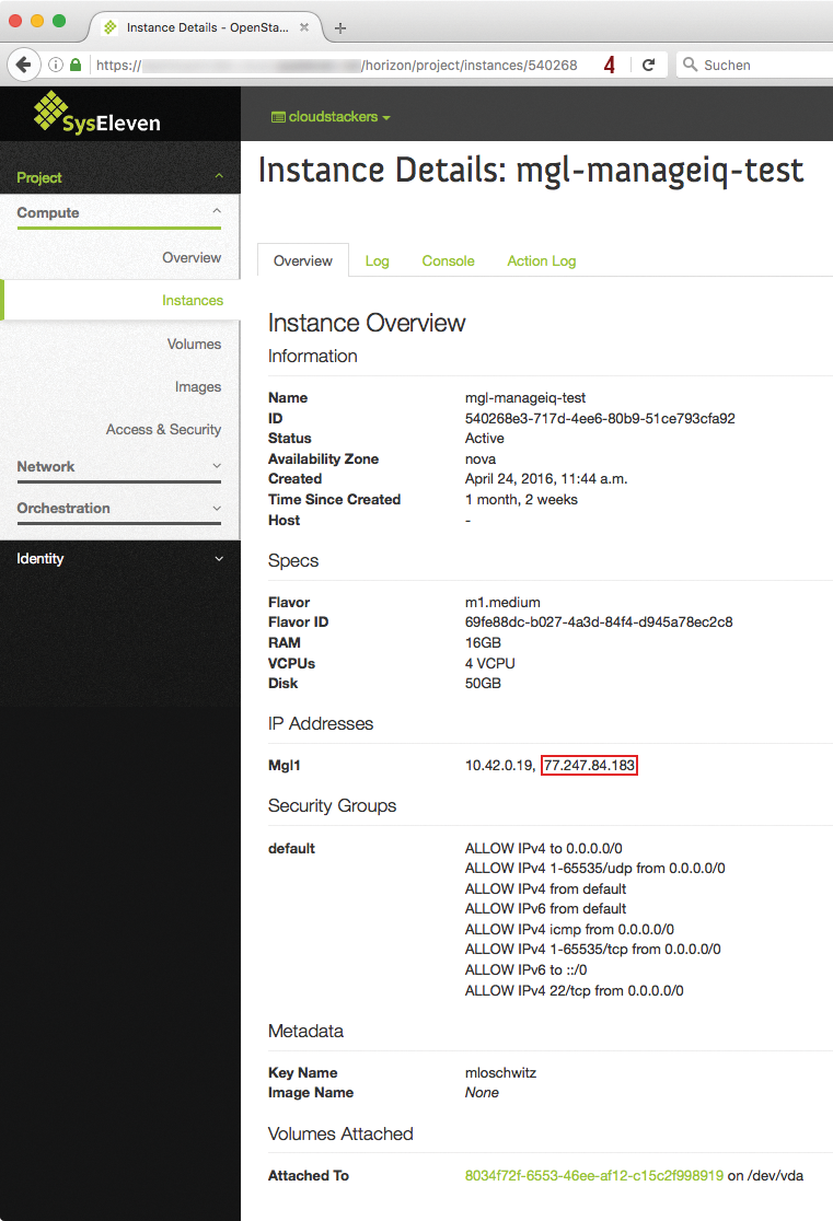 Floating IP addresses are dynamically added to VMs, which is useful for a billing by resource consumption. Floating IP addresses are dynamically added to VMs, which is useful for a billing by resource consumption.
