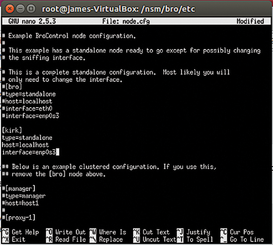 Configuring the node.cfg file. Configuring the node.cfg file.