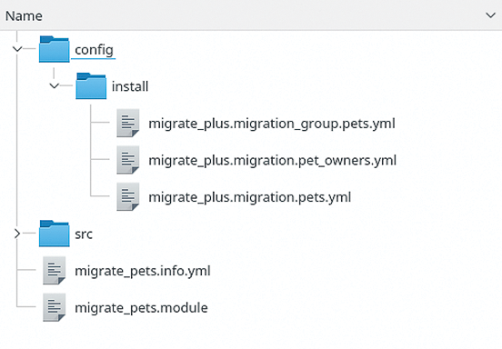 Migration configurations in config/install. Migration configurations in config/install.