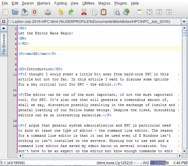 jEdit 1.7.0 on Windows 10. jEdit 1.7.0 on Windows 10.