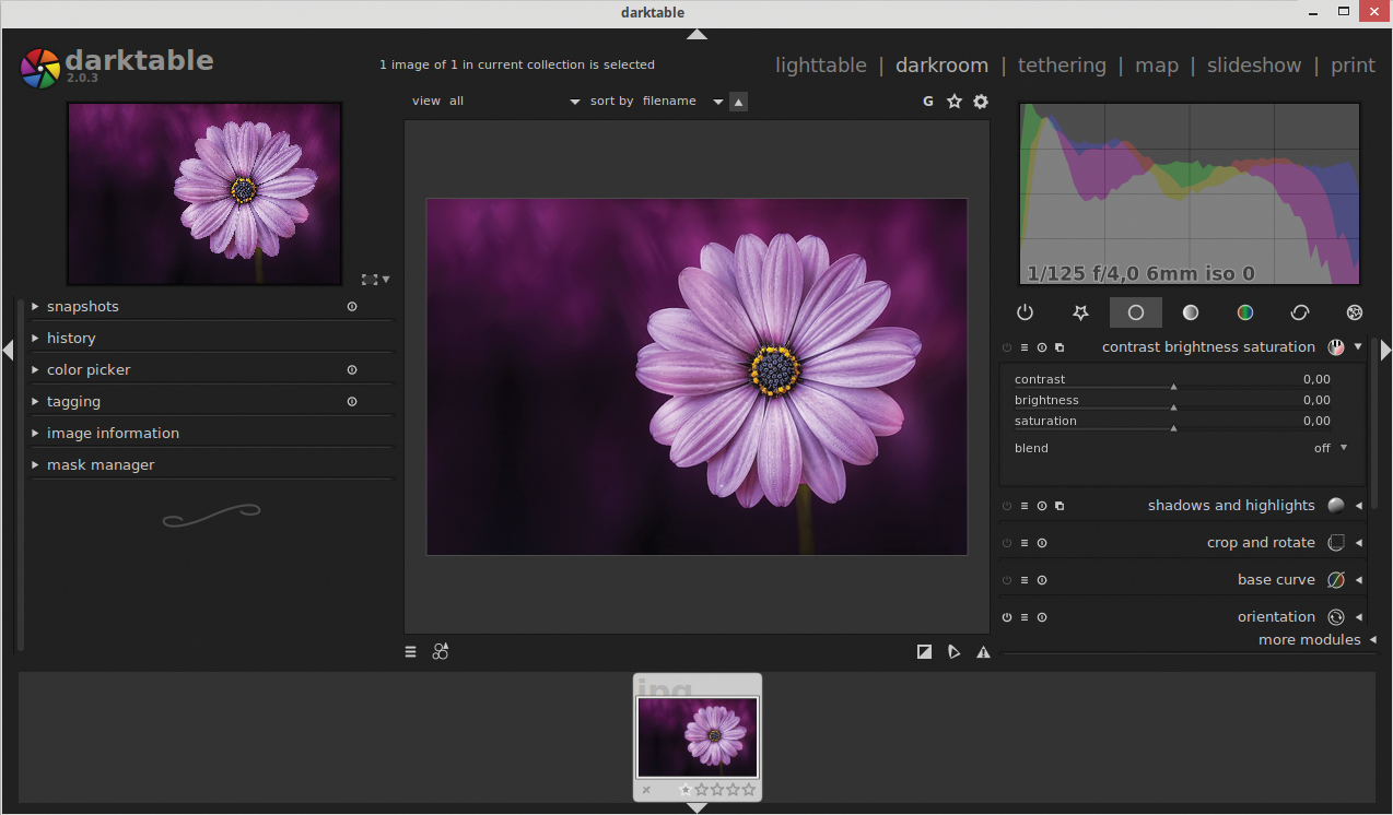 You can edit your photos in an instant with darktable. You can edit your photos in an instant with darktable.