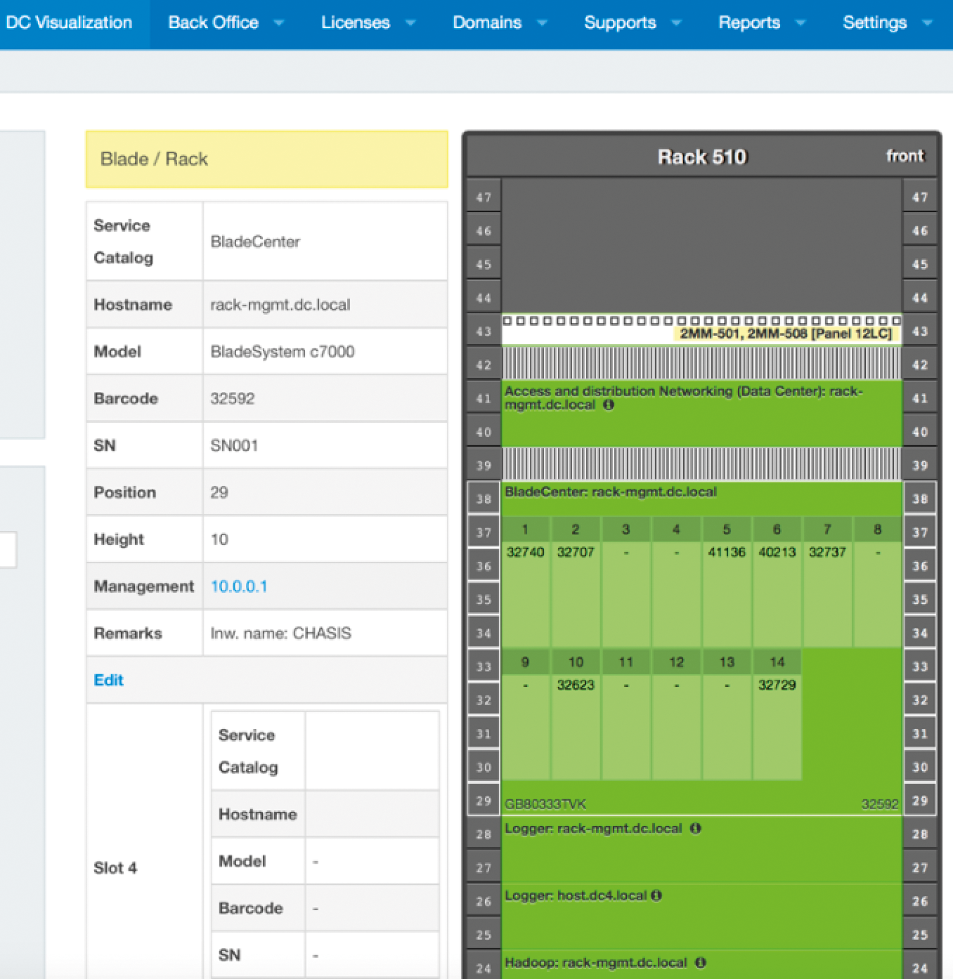 Ralph successfully visualizes rack components. Ralph successfully visualizes rack components.